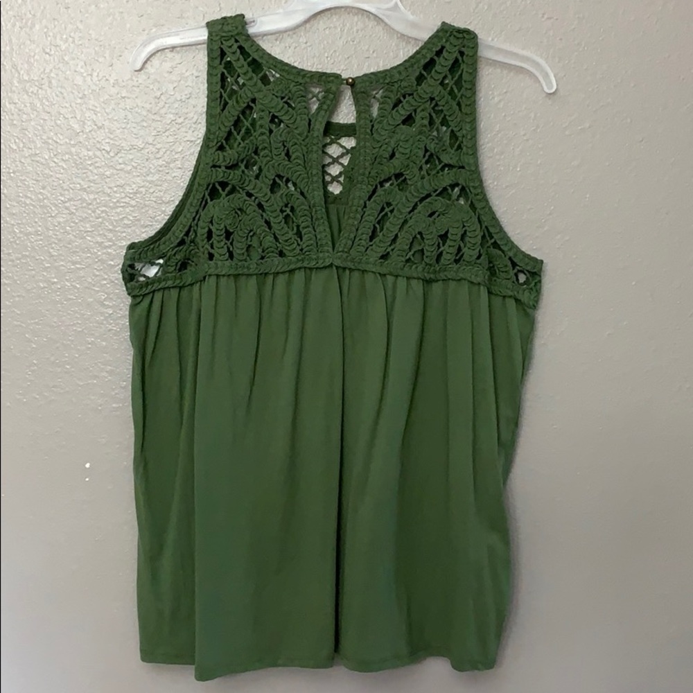 Time and Tru Women's Macrame Top XL - Picture 9 of 14